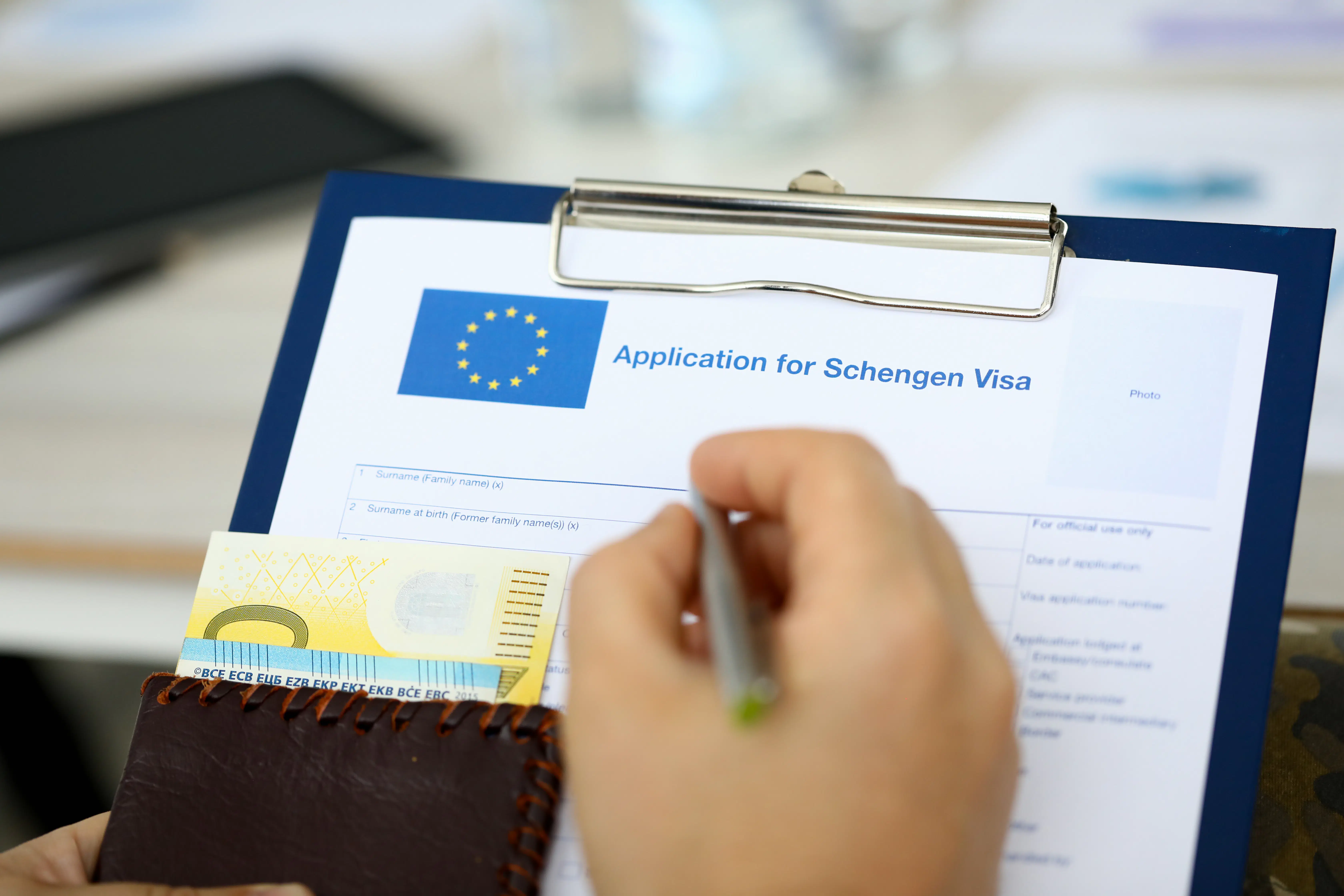 The visa application process