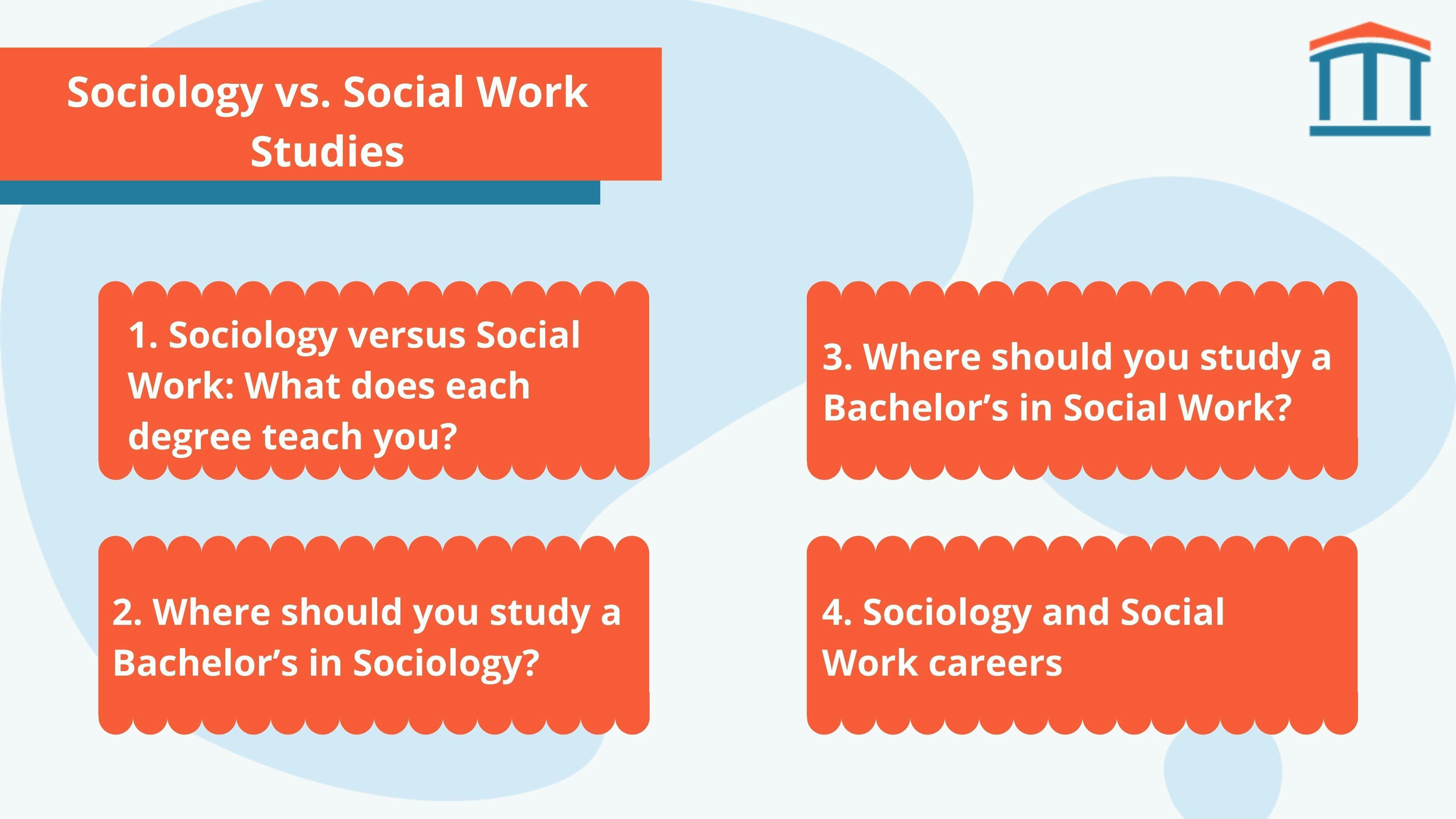 Sociology Vs. Social Work Studies: Which Bachelor's To Study In 2021 ...