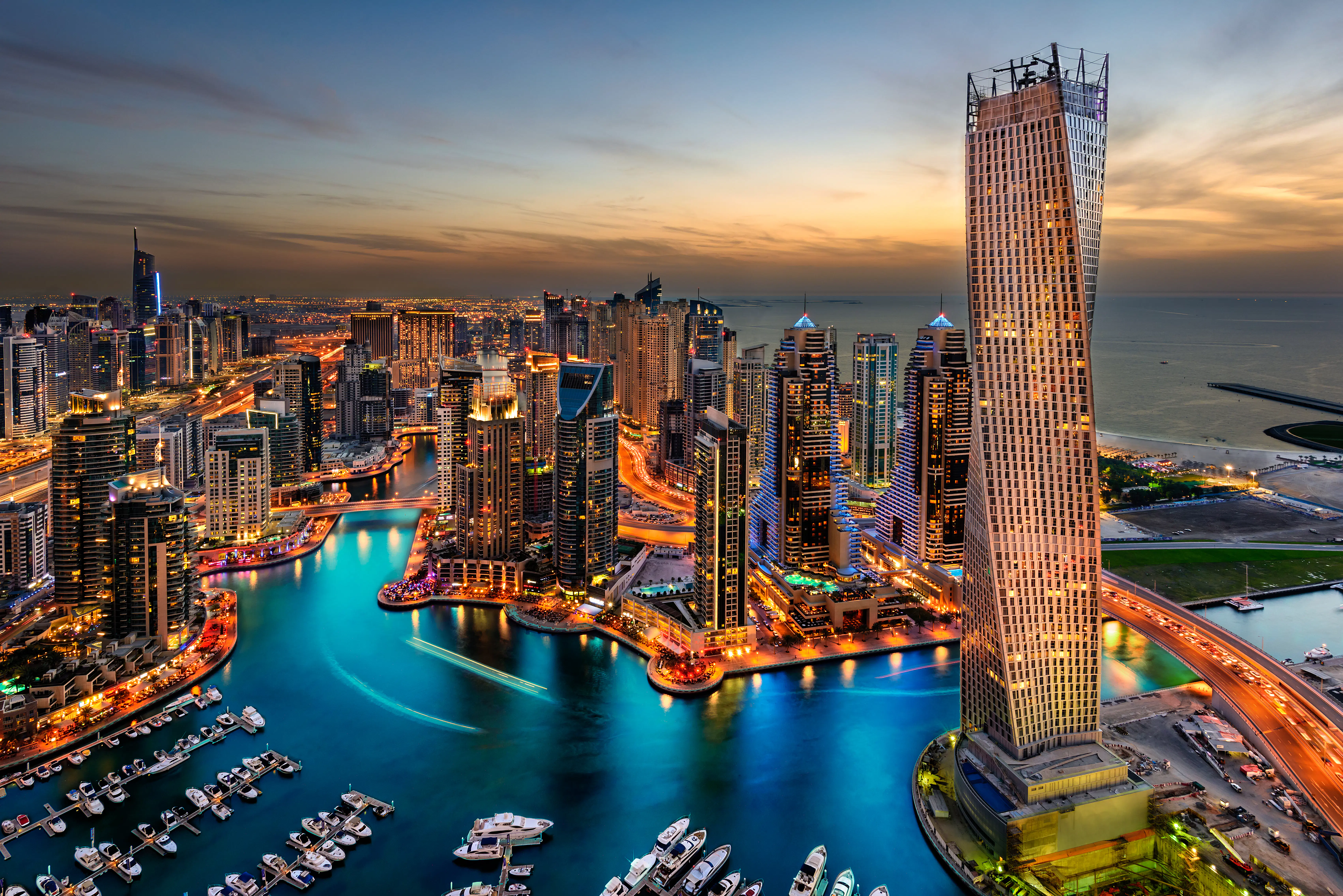 Marina Bay, the United Arab Emirates