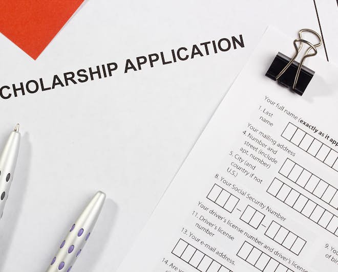 Example of scholarship application form