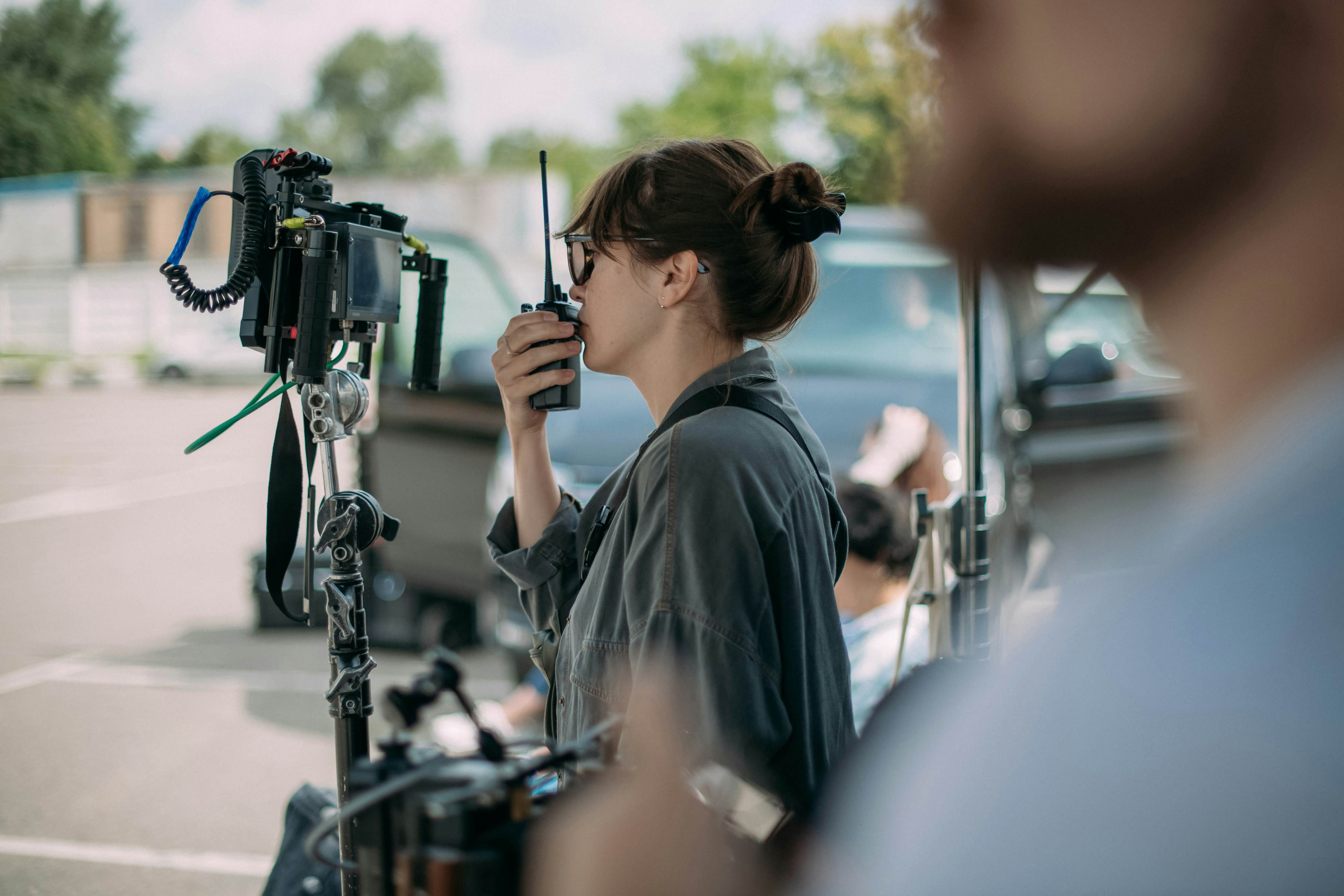 Director on set