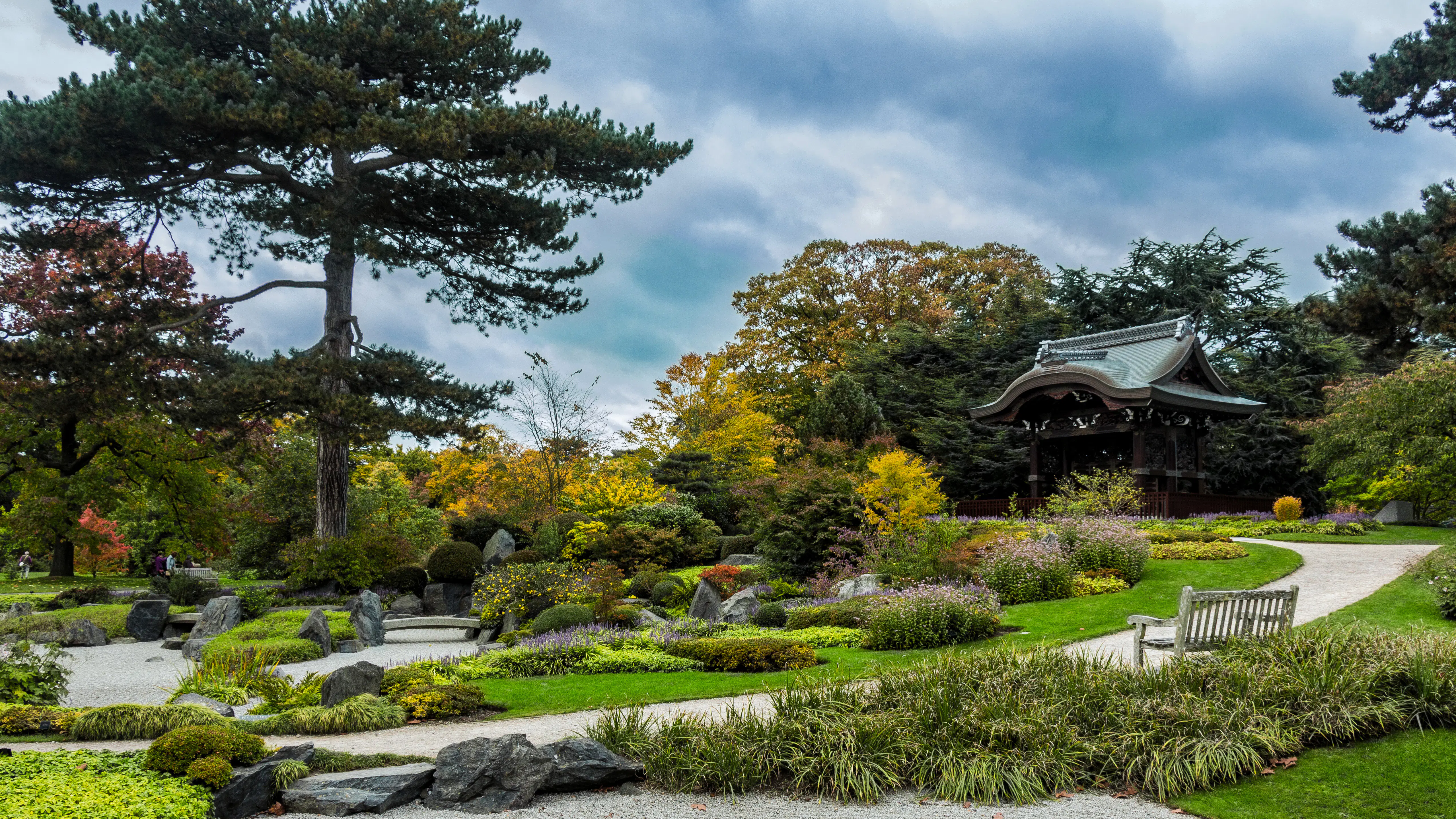 Japanese garden at Kew Gardens