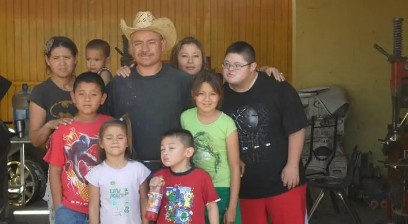 Madalin with her family