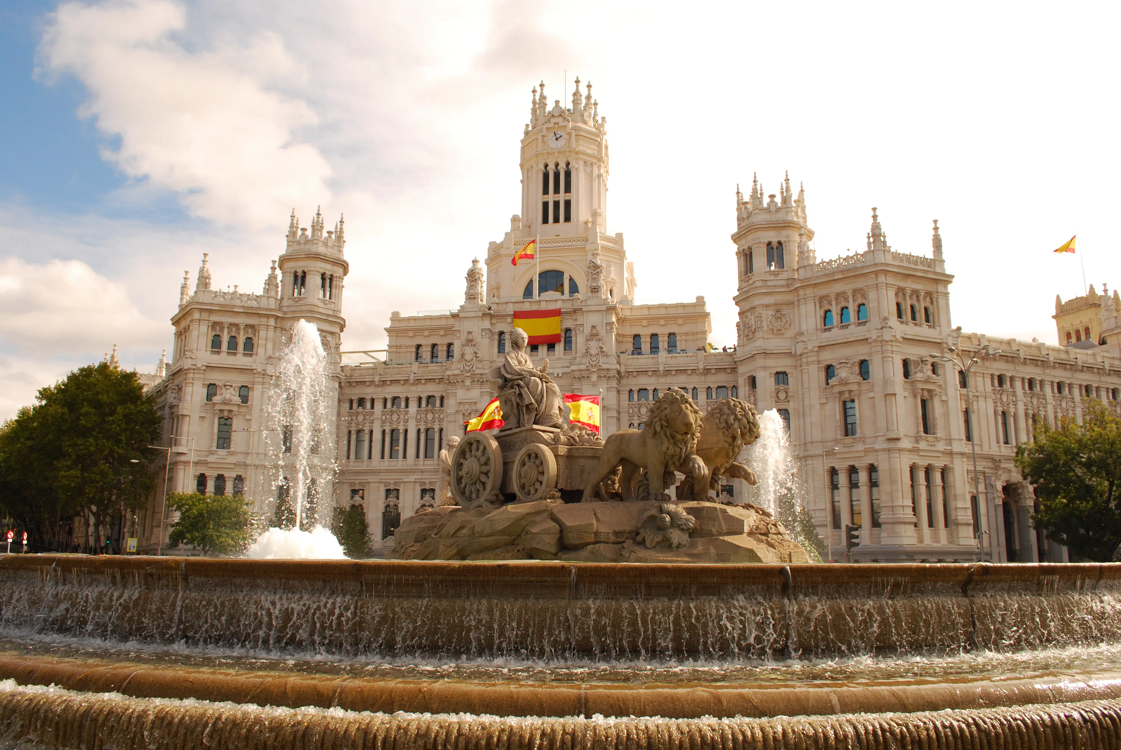 Plaza de Cibeles in Madrid, Spain