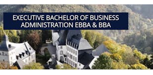 Study cover for Executive Bachelor of Business Administration