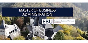 Study cover for Master of Business Administration