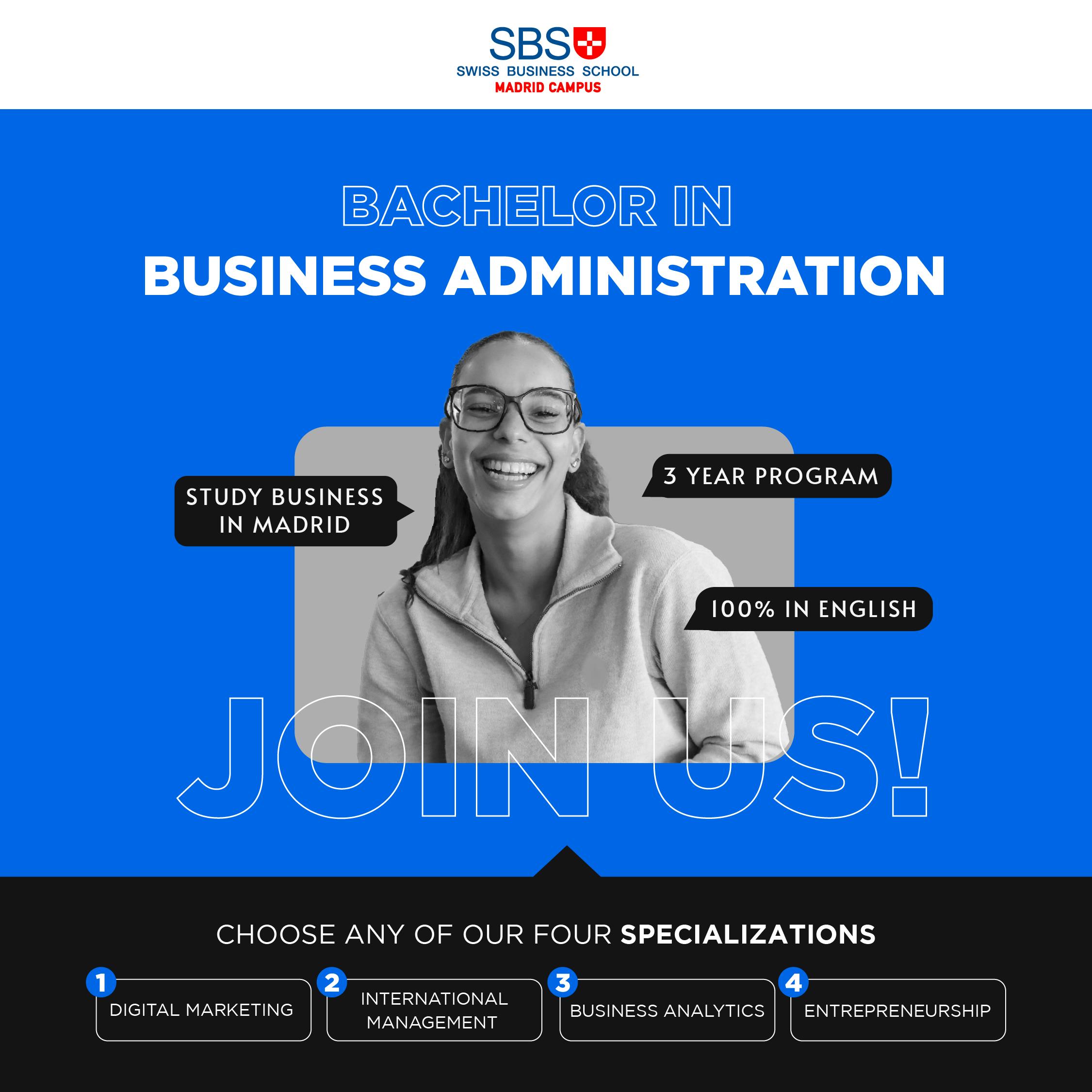 Bachelor Of Business Administration, B.B.A. | SBS Swiss Business School ...